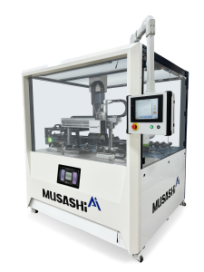 Automated inspection machine that performs detect classification and segmentation using AI.